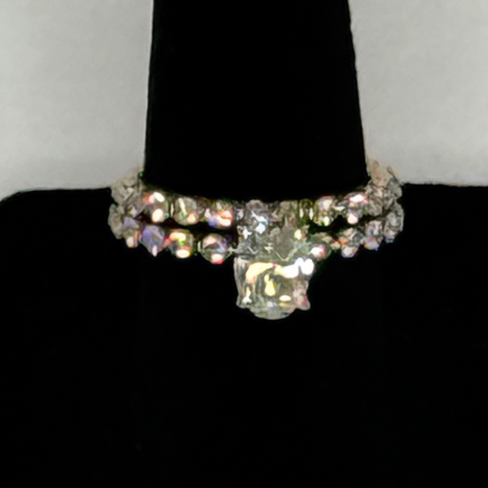 14kt Rose Gold Lab Grown Diamond Wedding Set